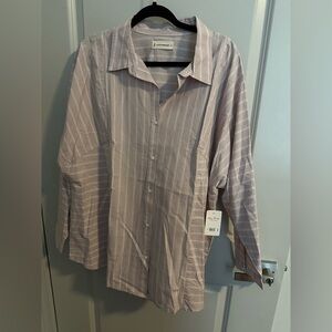 Lucky brand button down blouse. Size XL. NWT